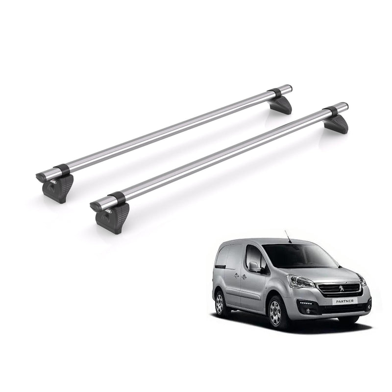 Peugeot Partner Roof Rack Fits 2008-2018 Models 2x Roof Bars Rhino Kammbar Fleet