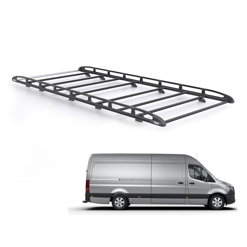 Mercedes Sprinter (2018-) - Rhino KammRack Black Roof Rack