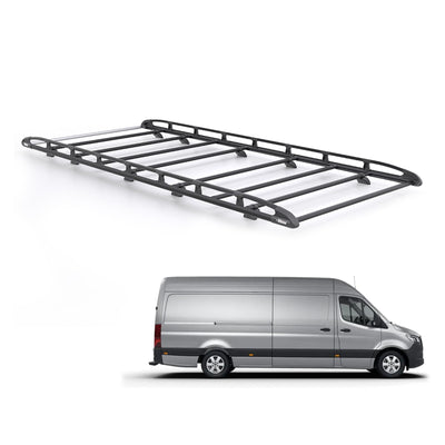 Mercedes Sprinter (2018 onwards) - Rhino KammRack Black Roof Rack