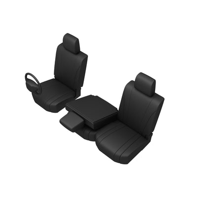 Renault Master (2010-) - Tailored Front Row Seat Covers in Black (1+2)