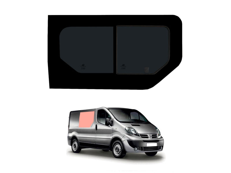 Nissan Primastar (2001-2014) Driver Side Opening Window Privacy Camper Glass
