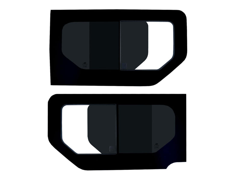 Vauxhall Vivaro (2001-2014) Driver and Passenger Side Opening Window Privacy Camper Glass