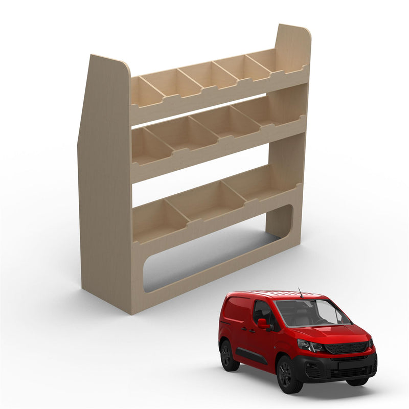 Toyota Proace (2020-) City Plywood Van Racking - Driver Side