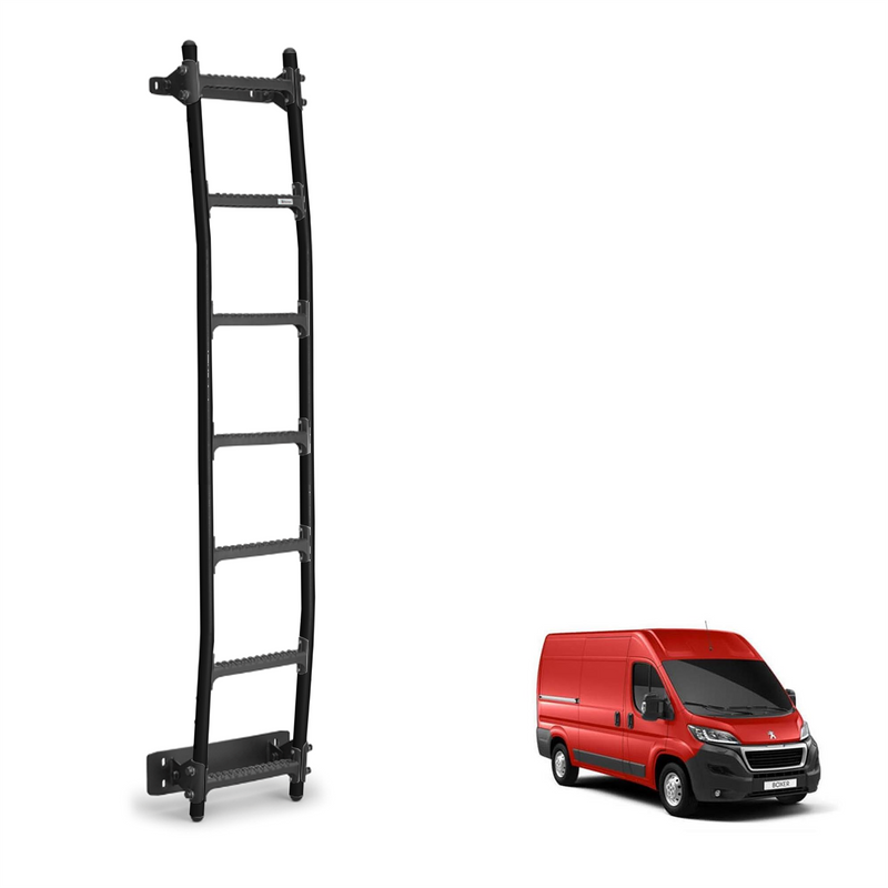 Peugeot Boxer Rear Door Ladder for 2006+ (H2 Roof) Models - (BL7-LK36)