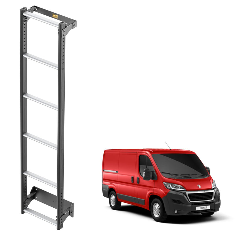 Van Guard 6-Step Rear Door ULTILadder for Peugeot Boxer (2006 on) [H1]