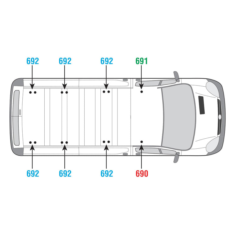 Vauxhall Vivaro (2001-2014) - Van Guard Ulti Roof Rack