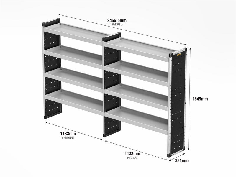 Ford Transit Van Guard Racking - Driver Side [Bronze Pack]