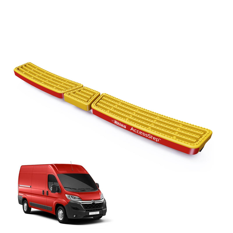 Citroen Relay (2006-) Yellow Triple AccessStep - No Reverse Sensors