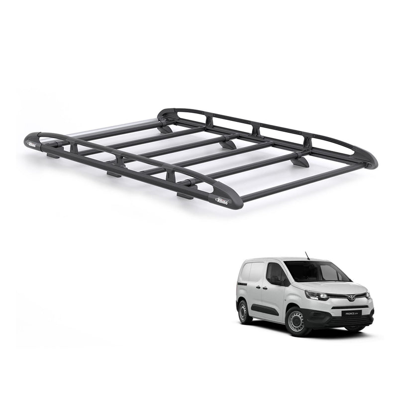 Toyota ProAce City (2020 onwards) - Rhino KammRack Black Roof Rack