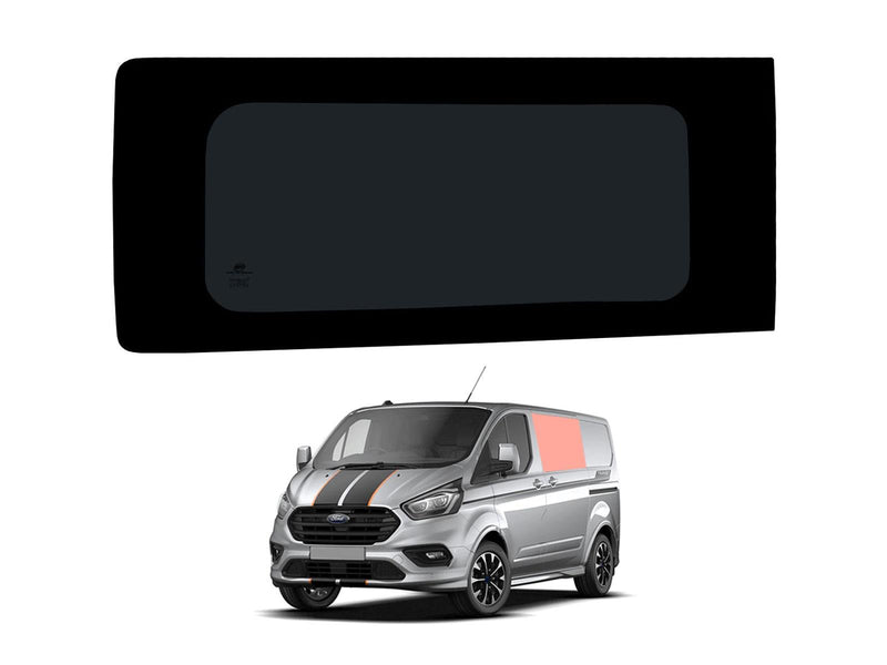 Ford Transit Custom (2013-2023) Passenger Side Fixed Window Privacy Camper Glass