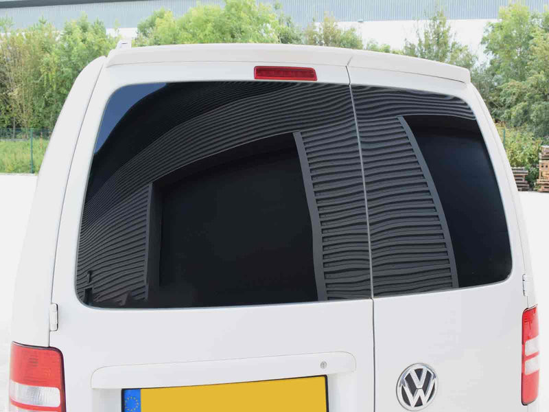 VW Caddy (2015-) Rear Barn Door Window Privacy Camper Glass with Fitting Kit