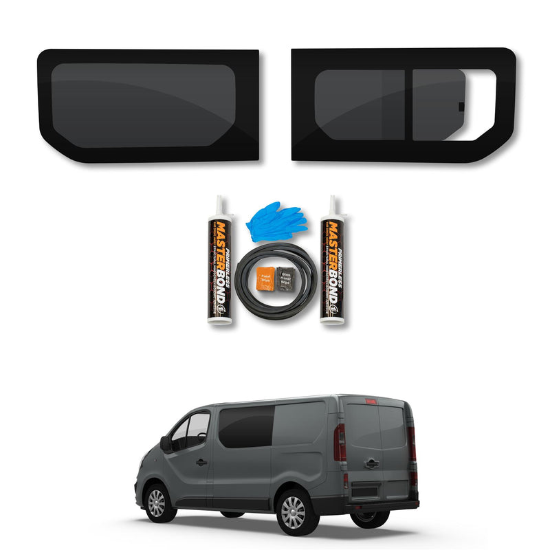Nissan NV300 (2016-2021) - Fixed Passenger + Opening Driver Side Windows + Fixing Kit