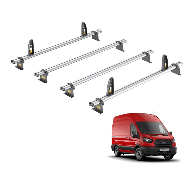 Ford Transit (2013-2024) - 4 Van Guard Ultibar Plus Roof Bars