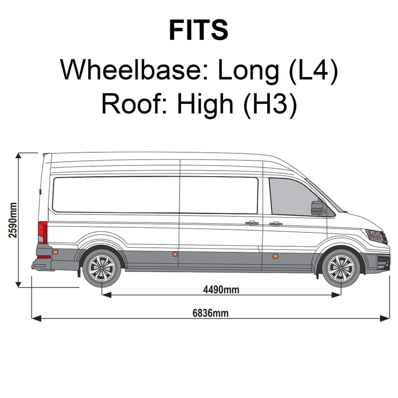 VW Crafter Van Guard Racking - Driver + Passenger Side [Bronze Pack]