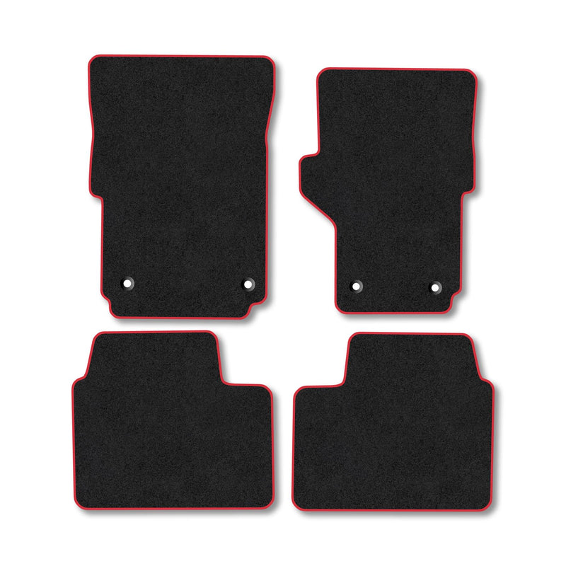VW Amarok (2010-2022) Carpet Floor Mat Red Trim