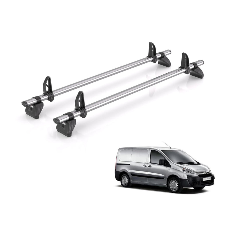 Toyota Proace (2013-2016) - 2 Rhino Kammbar Fleet Roof Bars (Steel)