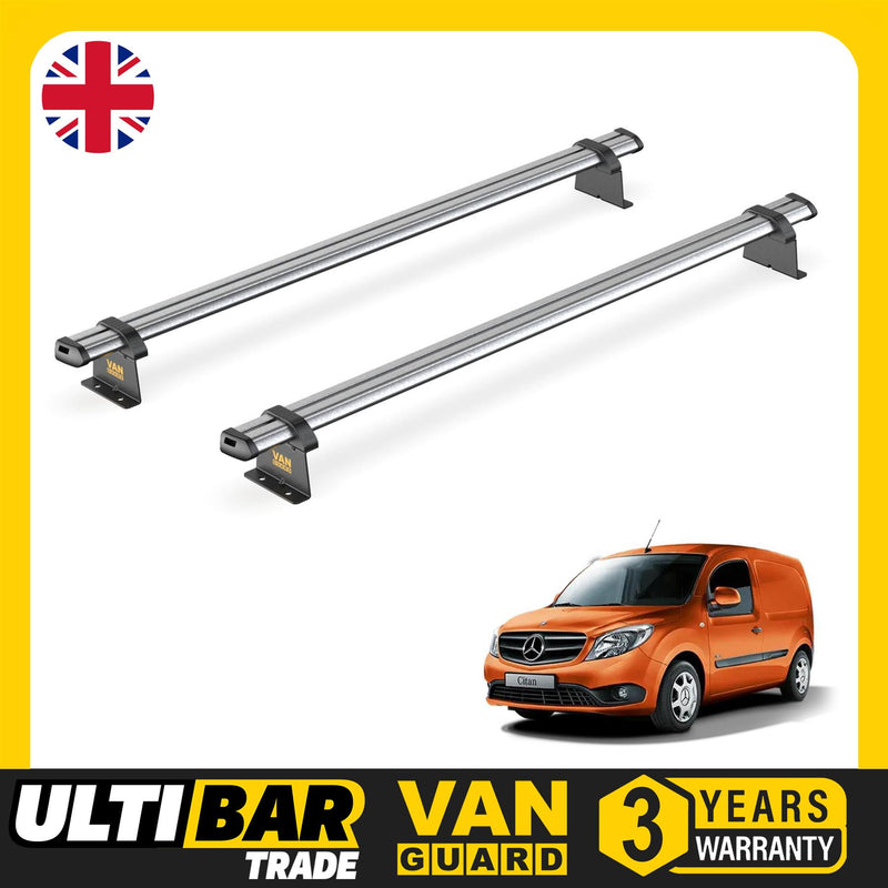 Mercedes Citan - 2 Van Guard Ultibar Trade Roof Bars