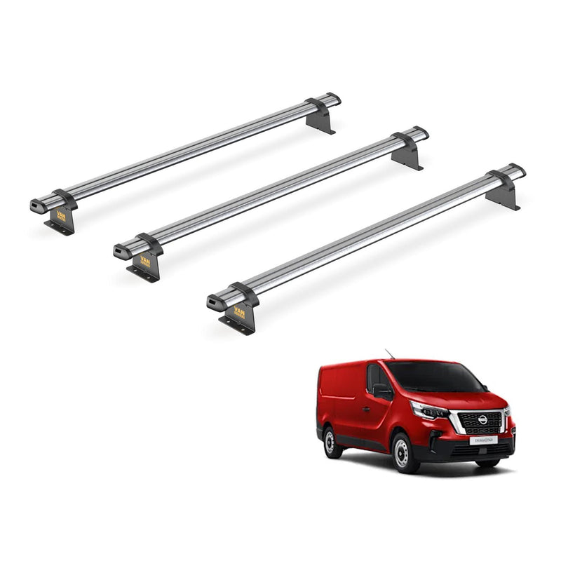 Van Guard Ulti Bar Trade 3 Bars Roof Rack For The Nissan Primastar 2022+ H1