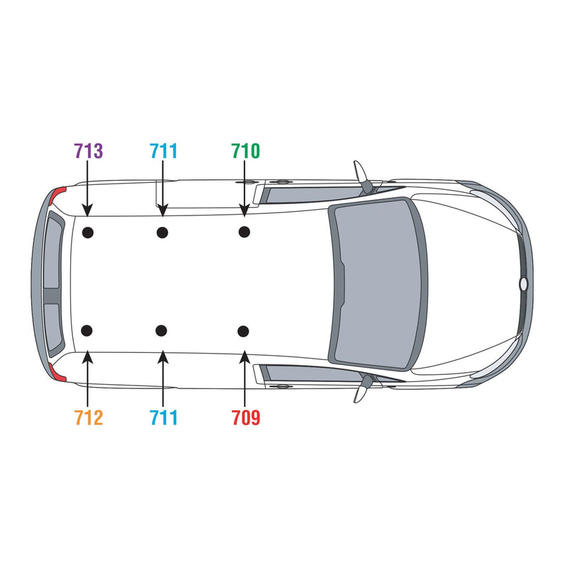 VW Caddy (2010-2015) - Van Guard Ulti Roof Rack