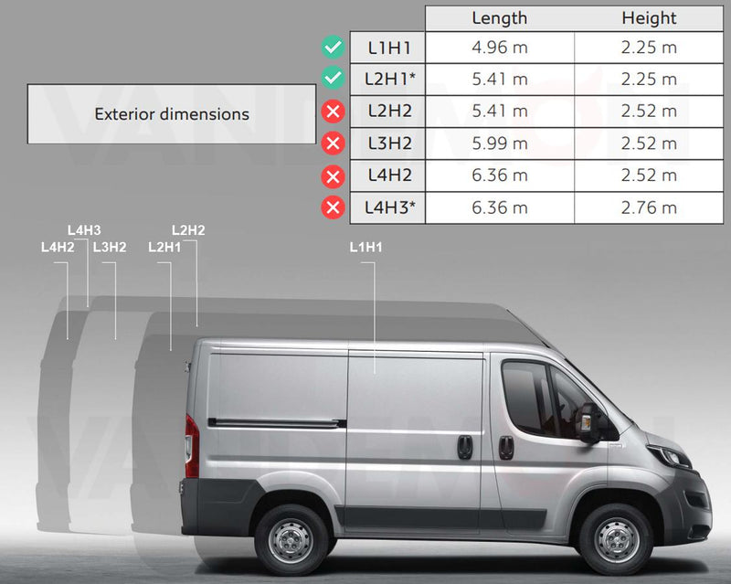 Rhino Aluminium (2006-) 6 Step Rear Door Ladder