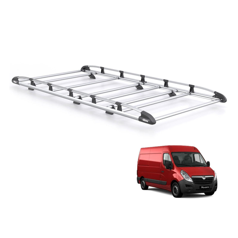 Vauxhall Movano (2010-2021) - Rhino KammRack Black Roof Rack