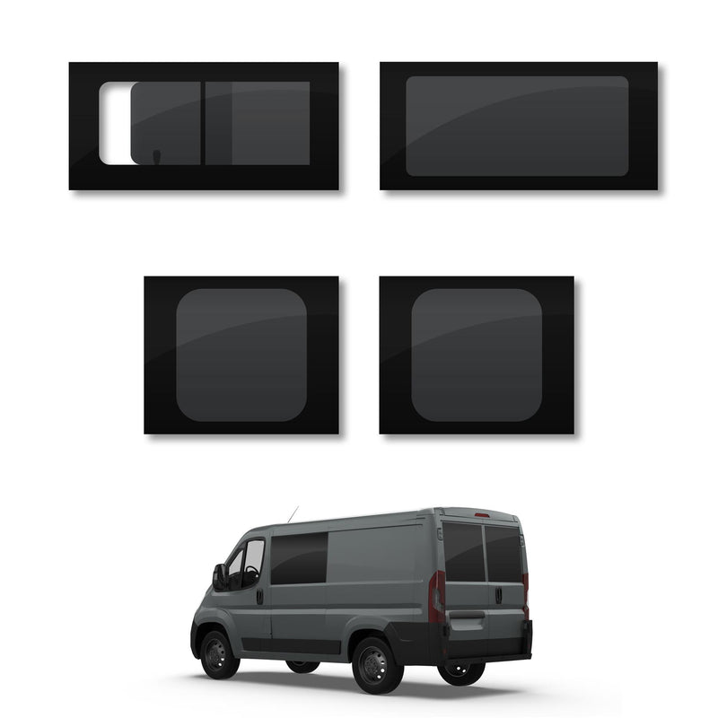 Citroen Relay (2006-) - Opening Passenger + Fixed Driver + Rear Door Windows
