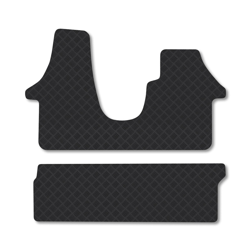VW Transporter T6 (2015-2019) [Kombi] [Double Seat] [Twin Sliding Doors] Floor Mat