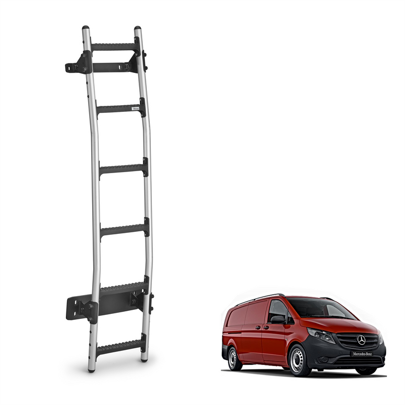 Rhino Aluminium (2014-) 6 Step Rear Door Ladder