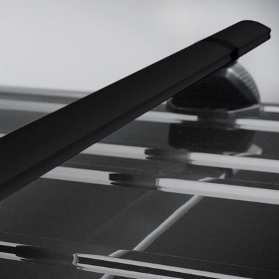 Mercedes Vito (2014-) - 3 Rhino Kammbar Black Roof Bars + Roller (Aluminium)