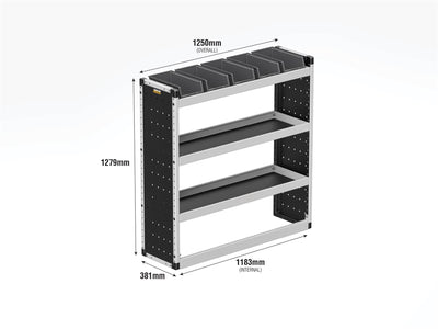 Ford Transit Custom Van Guard Racking - Driver + Passenger Side [Silver Pack]