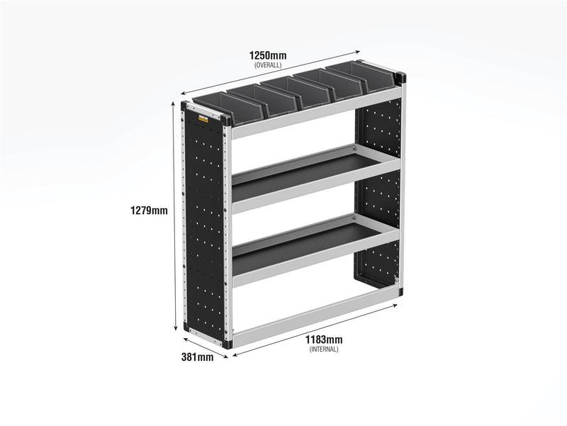 Ford Transit Custom Van Guard Racking - Driver + Passenger Side [Silver Pack]