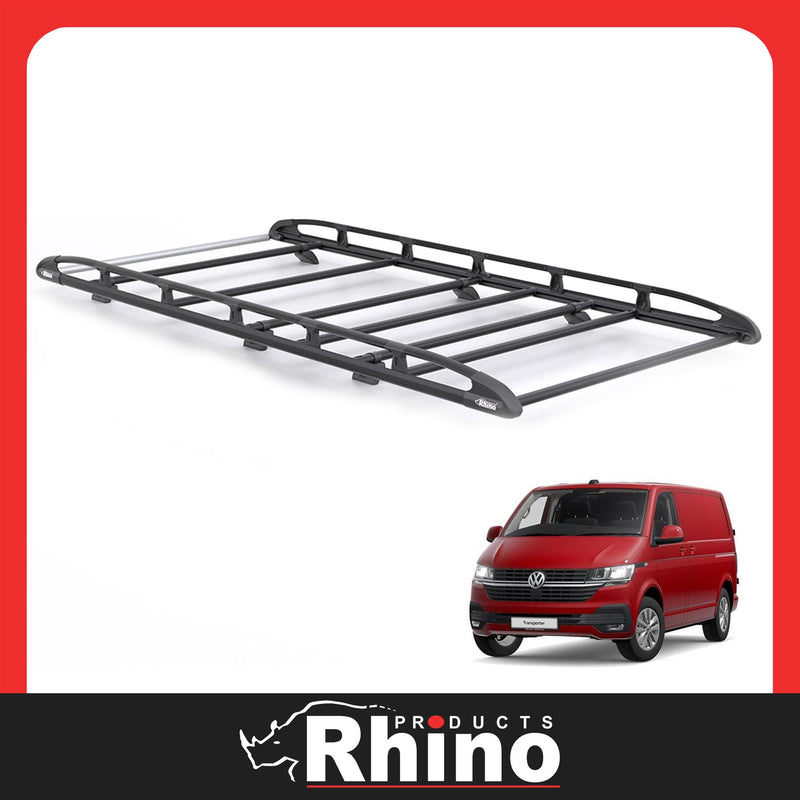 VW Transporter (2015-2024) - Rhino KammRack Black Roof Rack