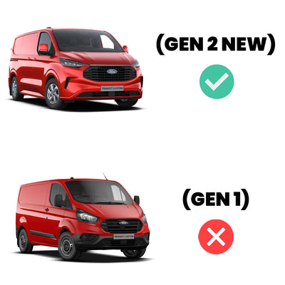 Ford Transit (2024-) Custom - 2 Van Guard UltiBar Plus Roof Bars