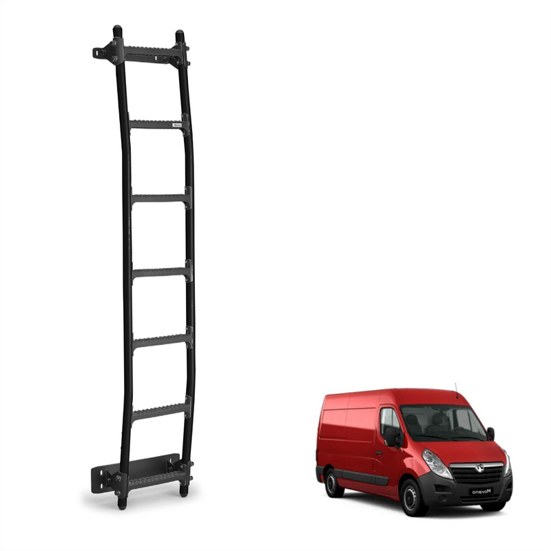 Vauxhall Movano Rear Door Ladder for 2010-2021 (H2 Roof) Models - (BL7-LK32)