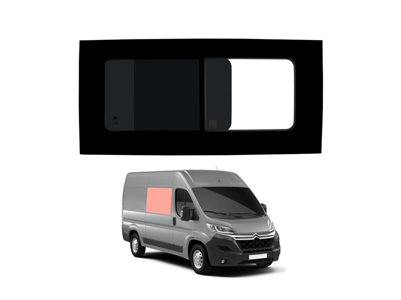 Citroen Relay (2006-) - Right Hand Side Panel Dark Tint Opening Window