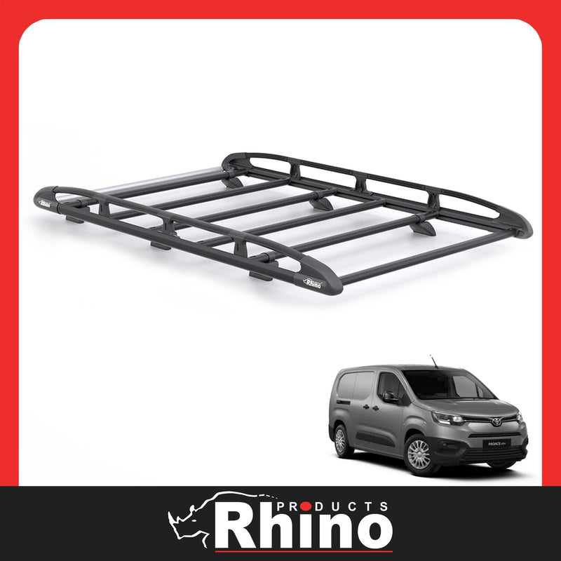 Toyota ProAce City (2020 onwards) - Rhino KammRack Black Roof Rack