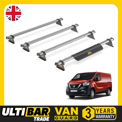 Nissan NV300 (2016-2021) - 4 Van Guard Ultibar Trade Roof Bars