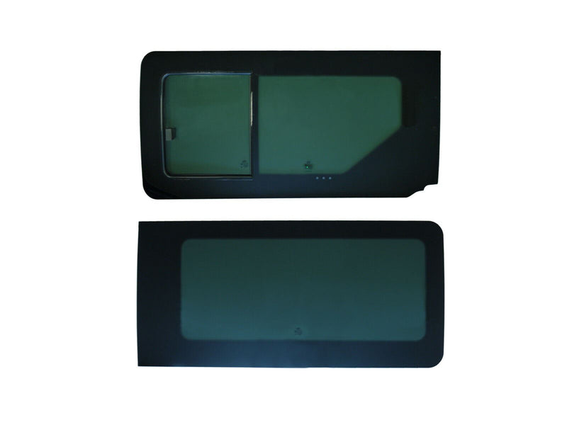 Vauxhall Movano (2010-2021) - Left Opening Right Fixed Dark Tint Windows & Fitting Kit