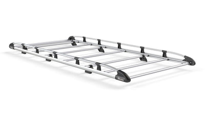 Ford Transit Custom Roof Rack + Roller SWB, Low Roof Models Rhino Aluminium Rack
