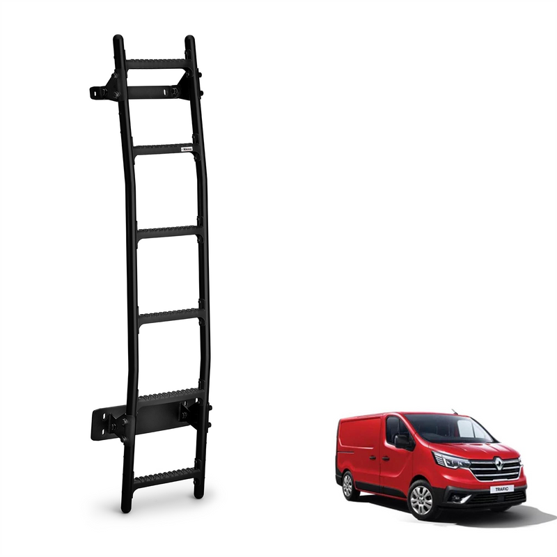 Renault Trafic Rear Door Ladder for 2014+ (Standard Roof) Models - (BL6-LK41)