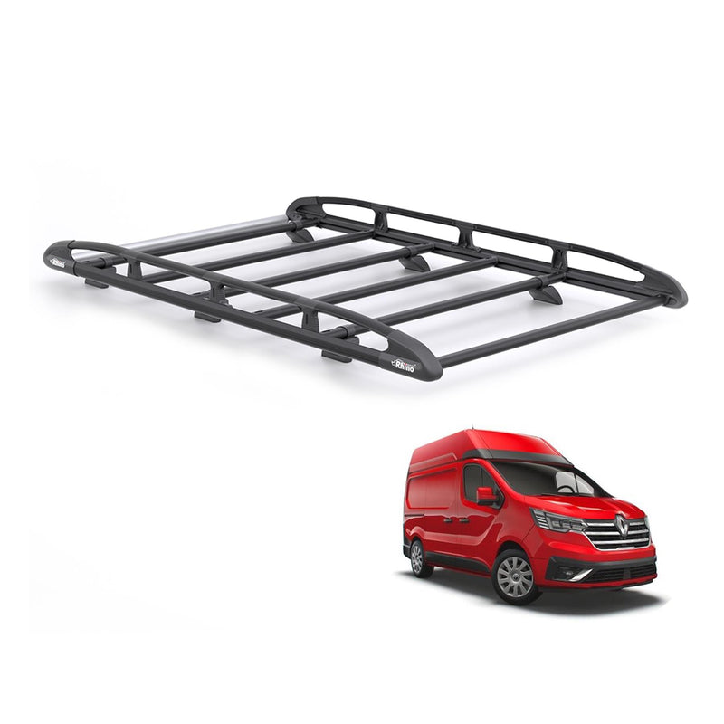 Renault Trafic (2014-) - Rhino KammRack Black Roof Rack