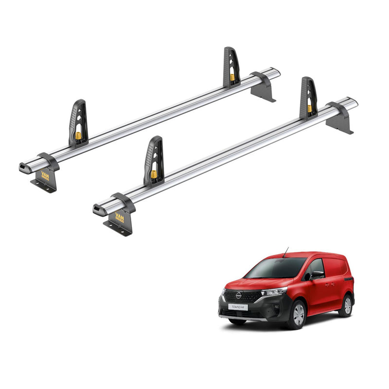 Van Guard Ulti Bar+ 2 Bars Roof Rack For The Nissan Townstar 2022+