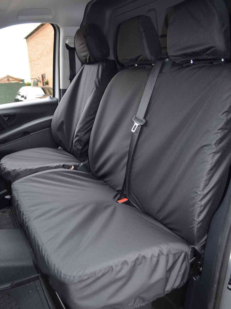 Mercedes Vito (2014-) - Tailored Front Row Seat Covers in Grey (1+2)