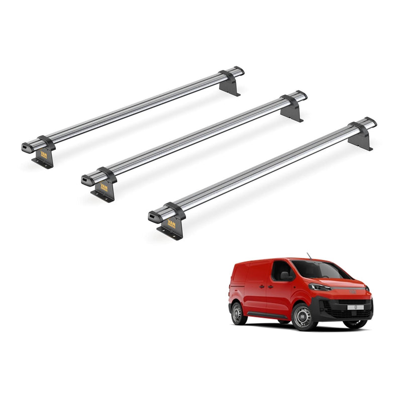 Van Guard Ulti Bar+ 3 Bars Roof Rack For The Fiat Scudo 2022+ L1