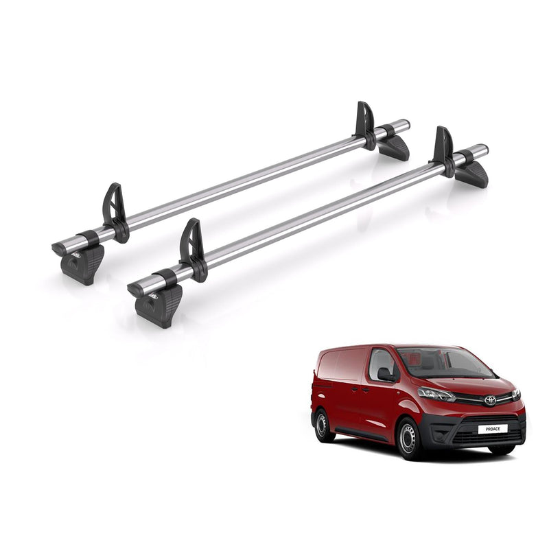 Toyota Proace (2016-2024) - 2 Rhino Kammbar Fleet Roof Bars (Steel)