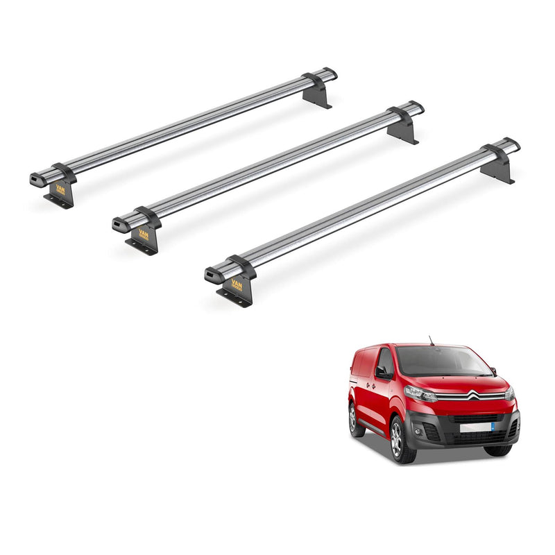 Peugeot Expert (2016-) - 3 Van Guard Ultibar Trade Roof Bars