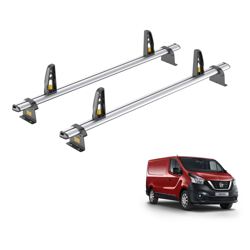 Nissan Primastar (2001-2014) - 2 Van Guard Ultibar Plus Roof Bars