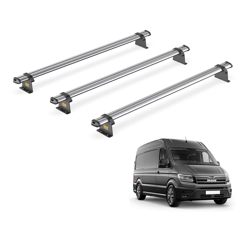 MAN TGE (2017-) - 3 Van Guard Ultibar Trade Roof Bars