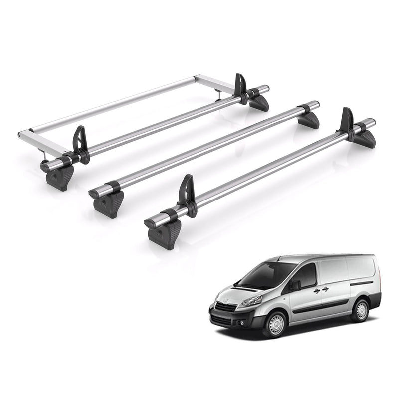 Peugeot Expert (2007-2016) - Rhino Kammbar Fleet Roof Bars