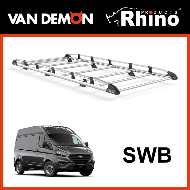 Rhino Aluminium Rack A619 for Ford Transit Custom 2013-2024